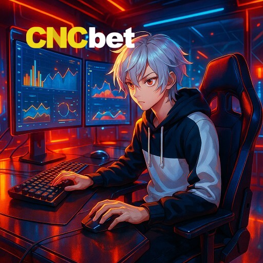 Imagem promocional da CNCBET mostrando a plataforma e suas vantagens